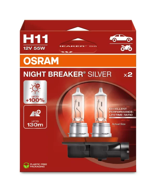 NIGHT BREAKER® SILVER H11