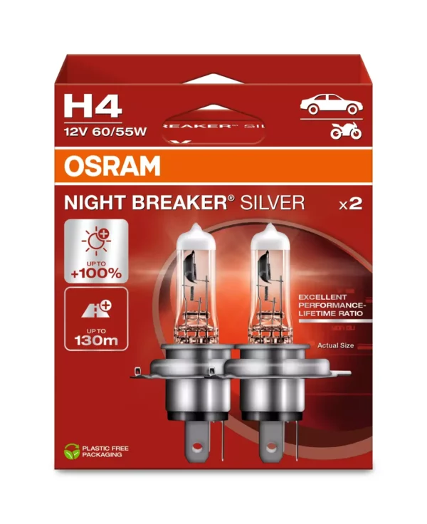 NIGHT BREAKER® SILVER H4