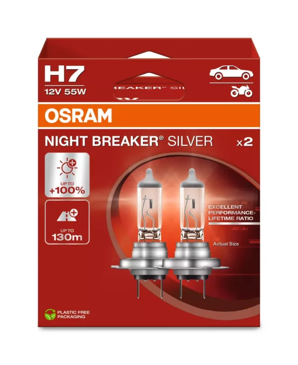 NIGHT BREAKER® SILVER H7