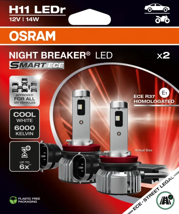NIGHT BREAKER LED H11 SMART ECE