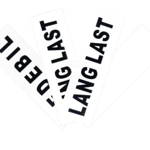 Lumen Vision skiltpakke 8pcs (Lang last, Tung last, Følg meg och blank