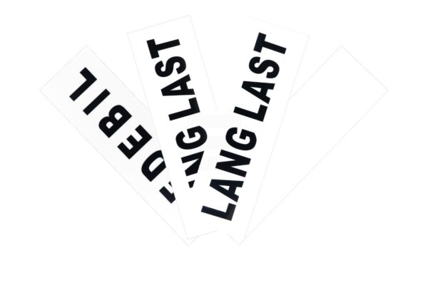 Lumen Vision skiltpakke 8pcs (Lang last, Tung last, Følg meg och blank
