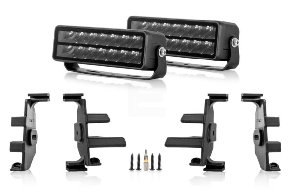 Lumen Toyota Hilux SR+ Invincible X grillkit (Lumen Helios SQ16 x 2) - Bild 2