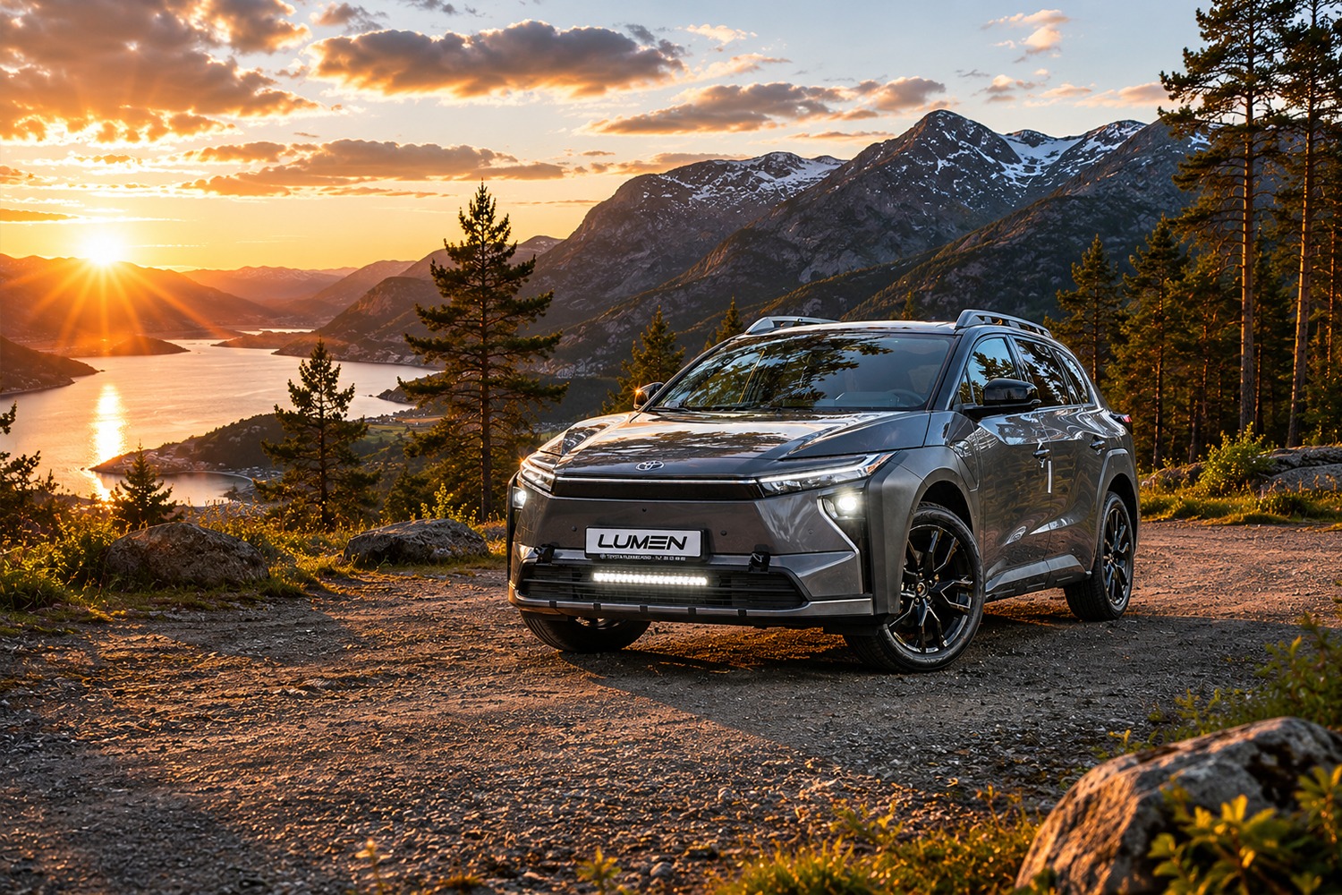Lumen grillkit Toyota BZ4X Touring 26+ (Lumen Helios S20 Slim Performance) - Bild 3